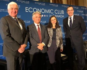 Dr. Blair Feltmate at Economic Club of Canada event