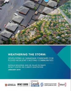 Front page of the report "Weathering the Storm"