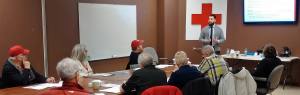 Program Specialist Daniel Presenting to Red cross