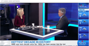 Blair Feltmate talking on global news