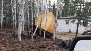 Fire on McKay Creek n British Columbia