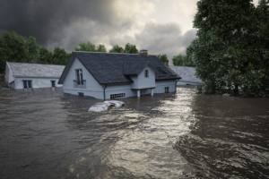 Flooded home